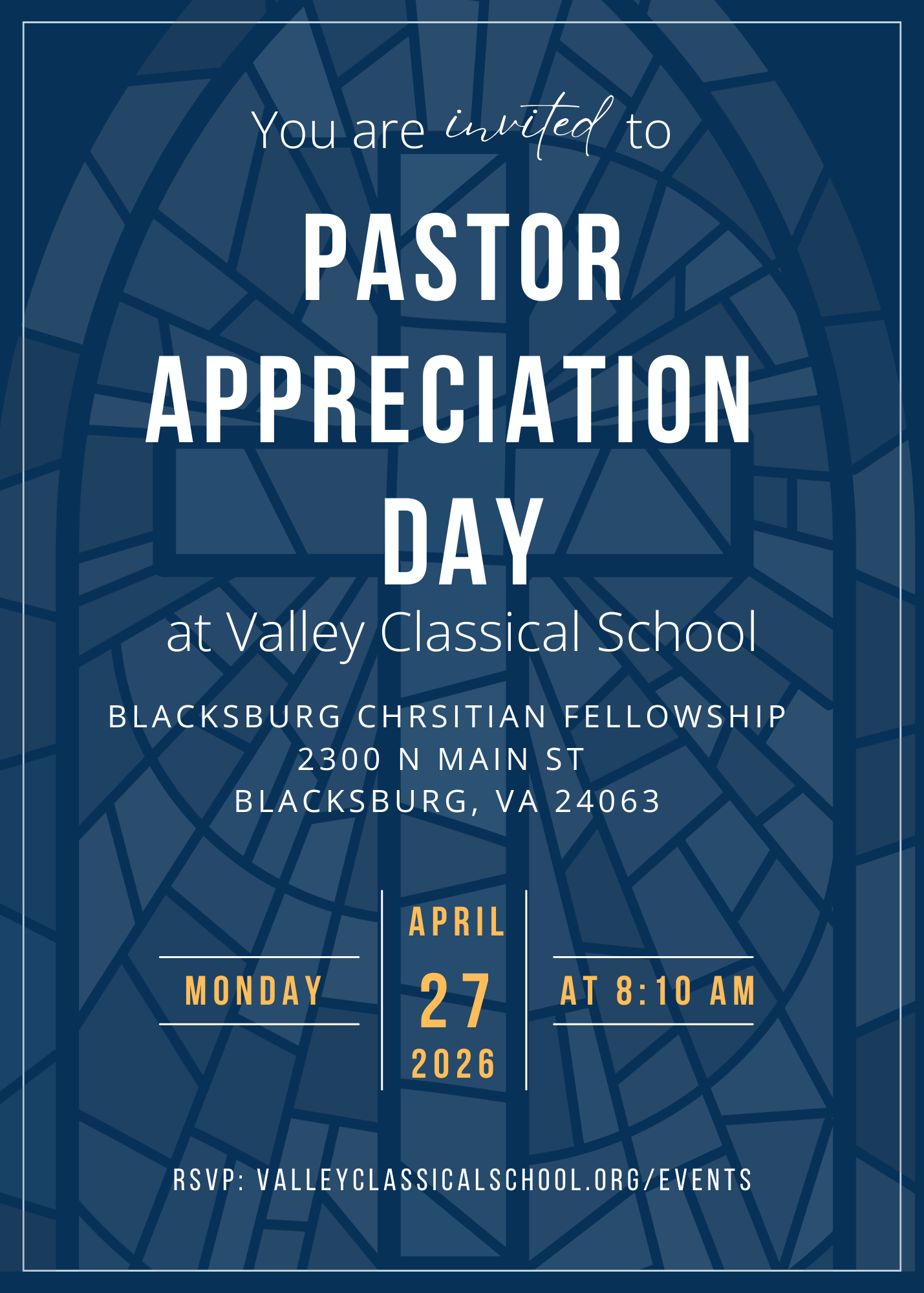 Pastor Appreciation Morning