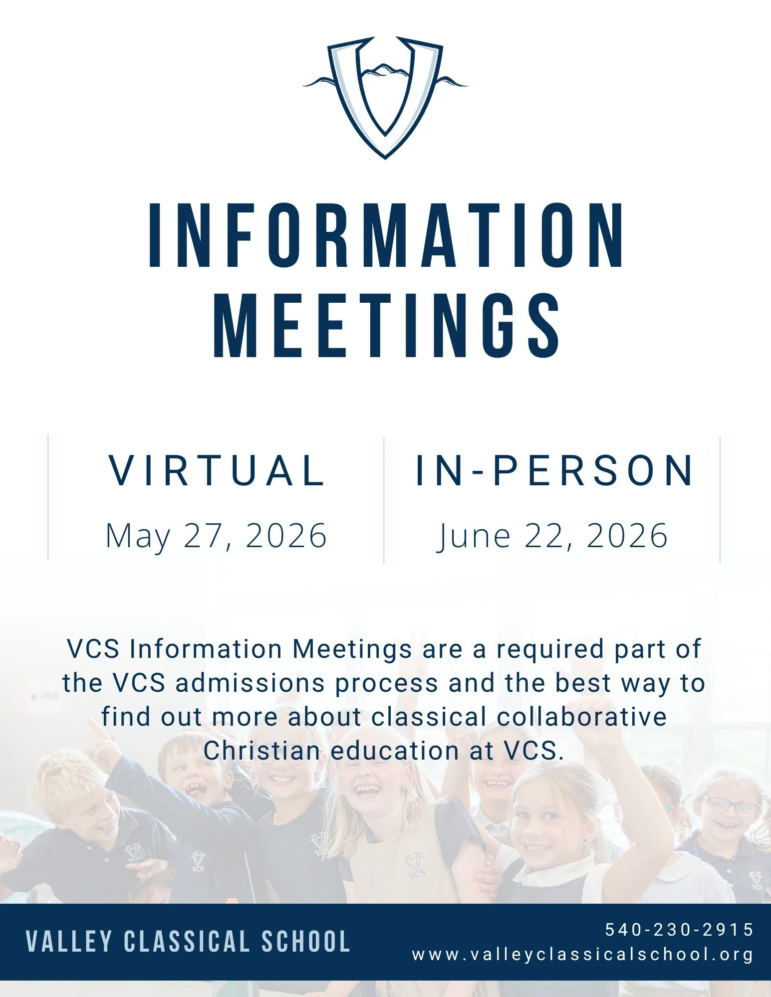 Noticed these flyers around the New River Valley? Special thanks to the members of our Torrent community who have helped to spread the word about our school! 

Notice the last two information meetings of the season are coming up. The last virtual mee