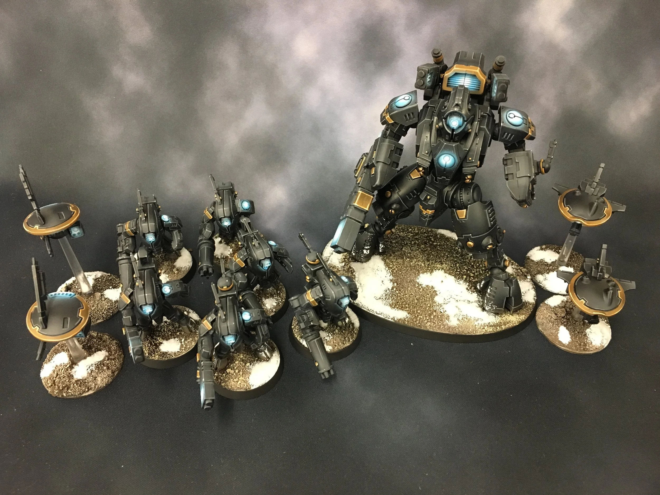 Some stealth fun. Really loving this army so far