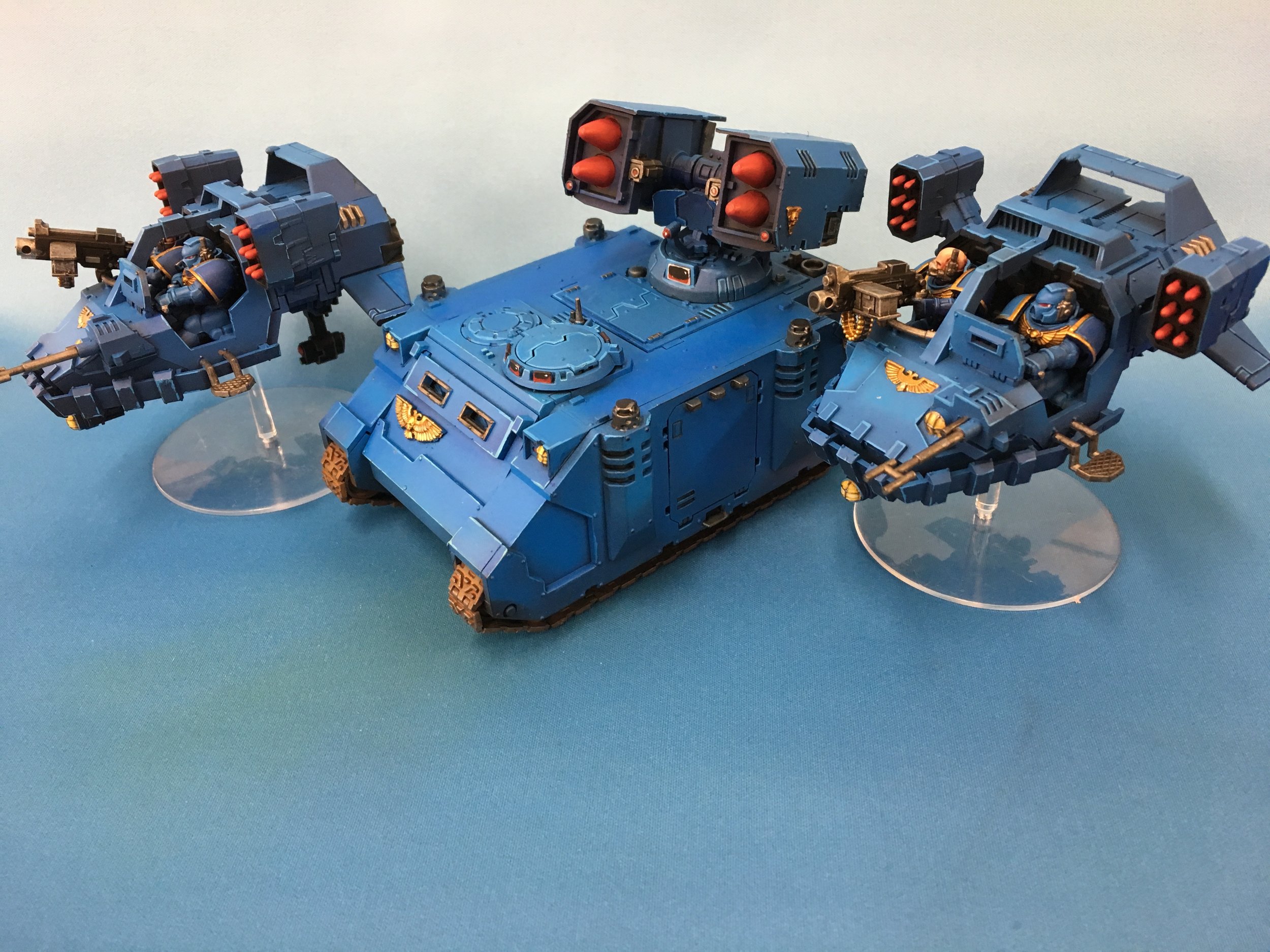 Table Top Ultramarine vehicles.