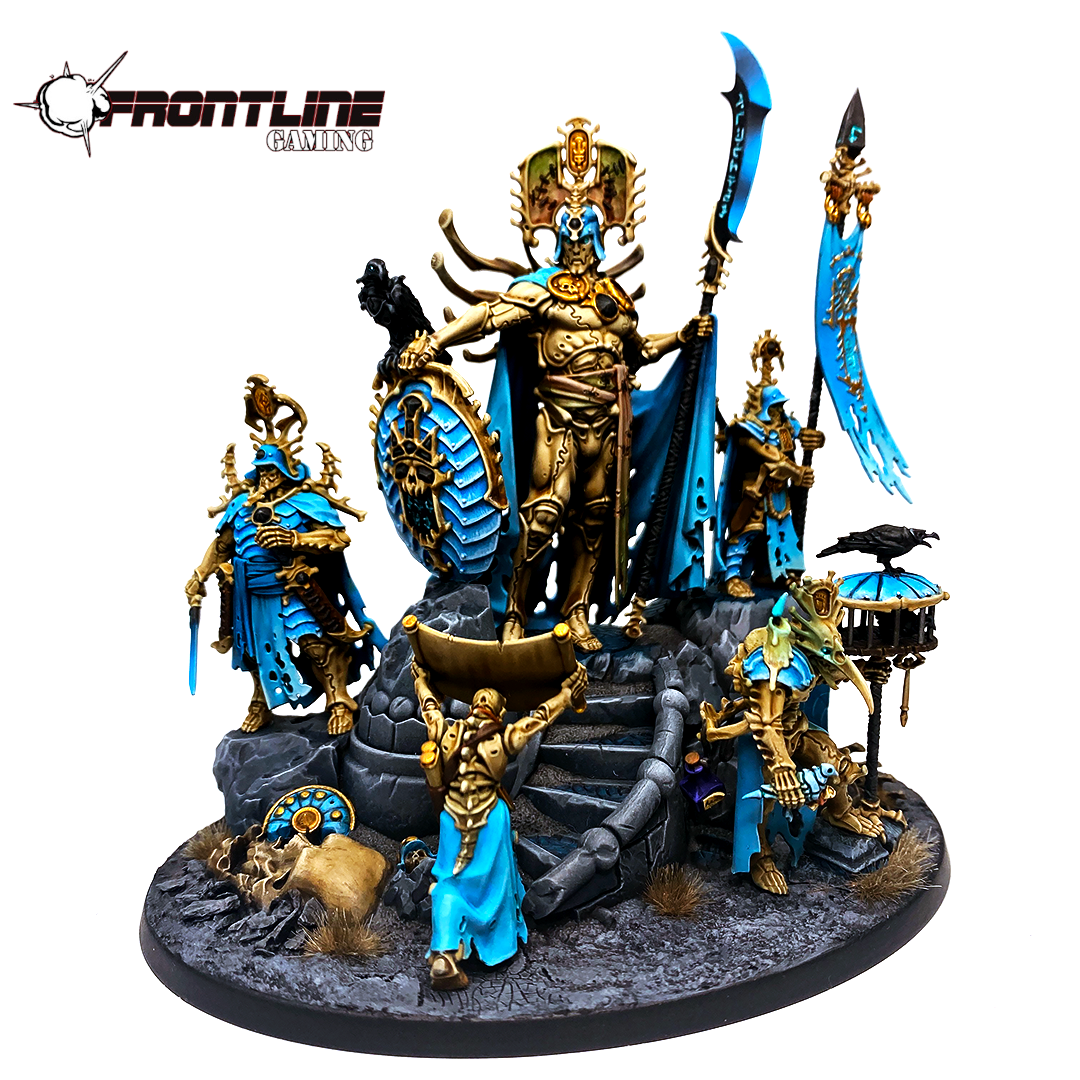 thumbnail interactive-video image 1 of Games Workshop Warhammer Age Of Sigmar: Ossiarch Bonereapers Necropolis Stalkers / Immortis Guard NIB 1 of 4