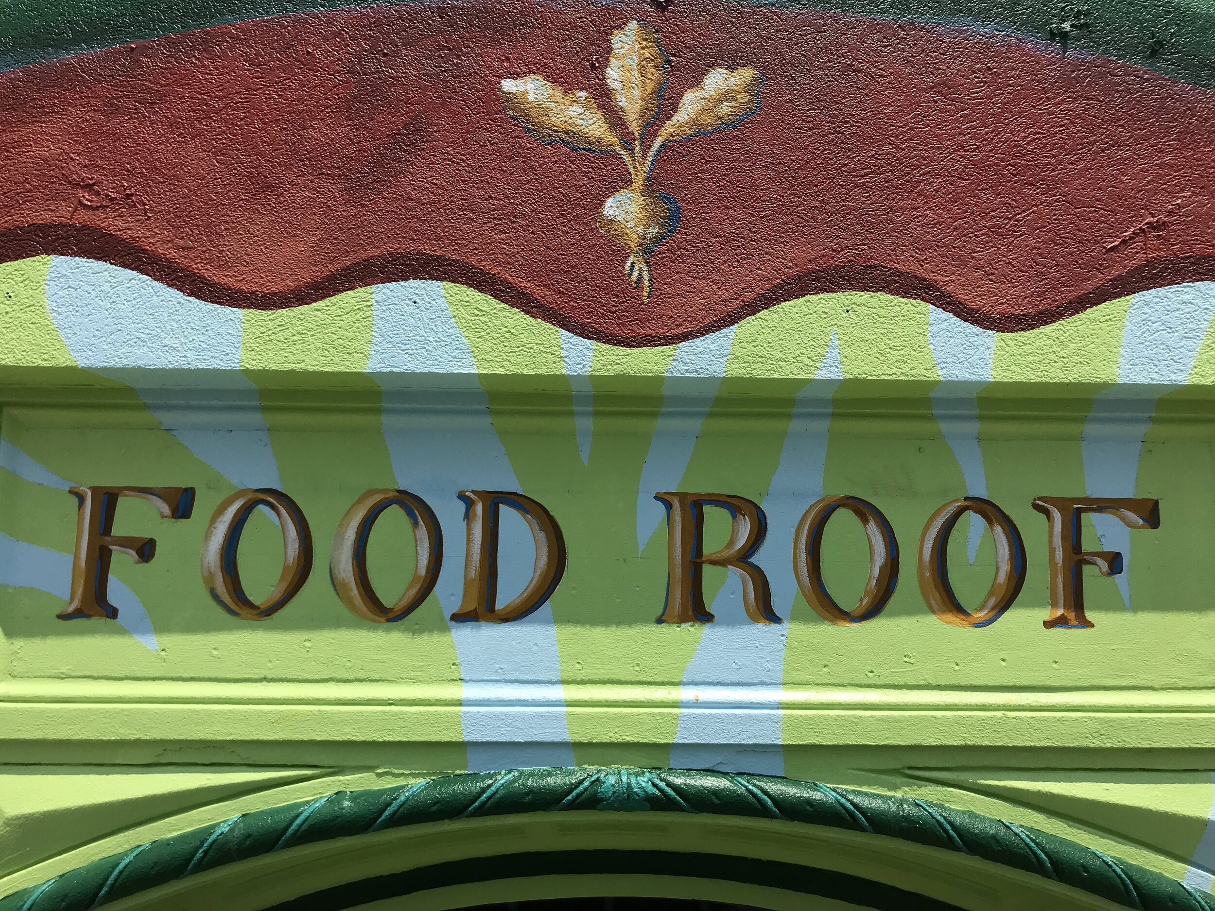 FOOD ROOF, 2019, St. Louis (finished detail)