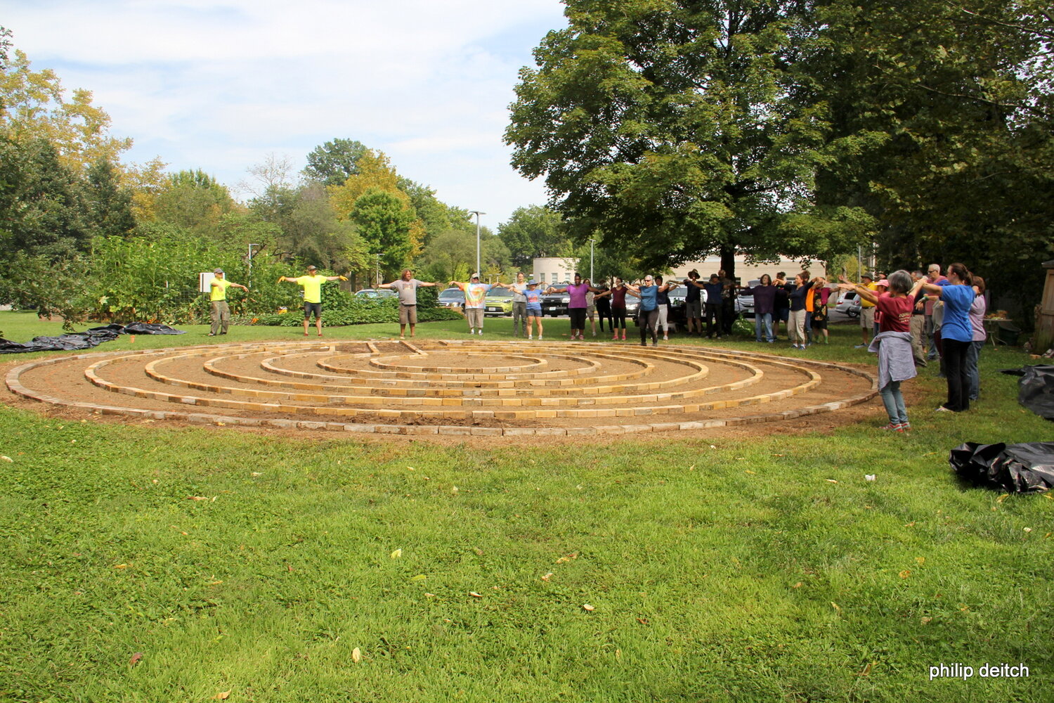 Jericho Meditation Labyrinth, 2019, St. Louis, (in progress)