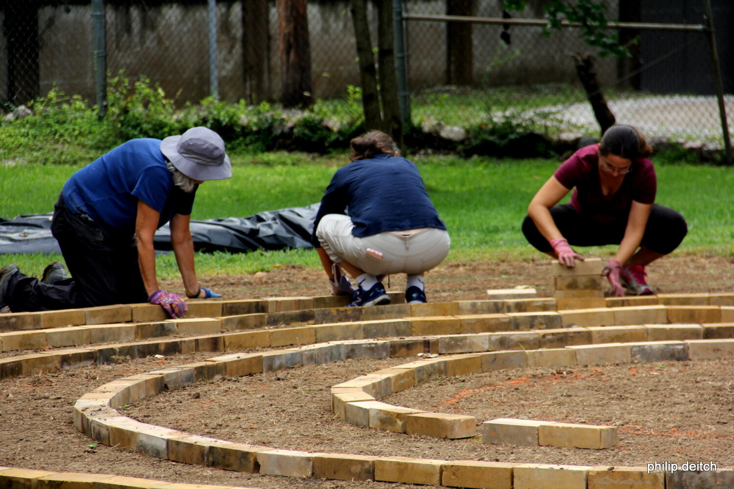 Jericho Meditation Labyrinth, 2019, St. Louis, (in progress)