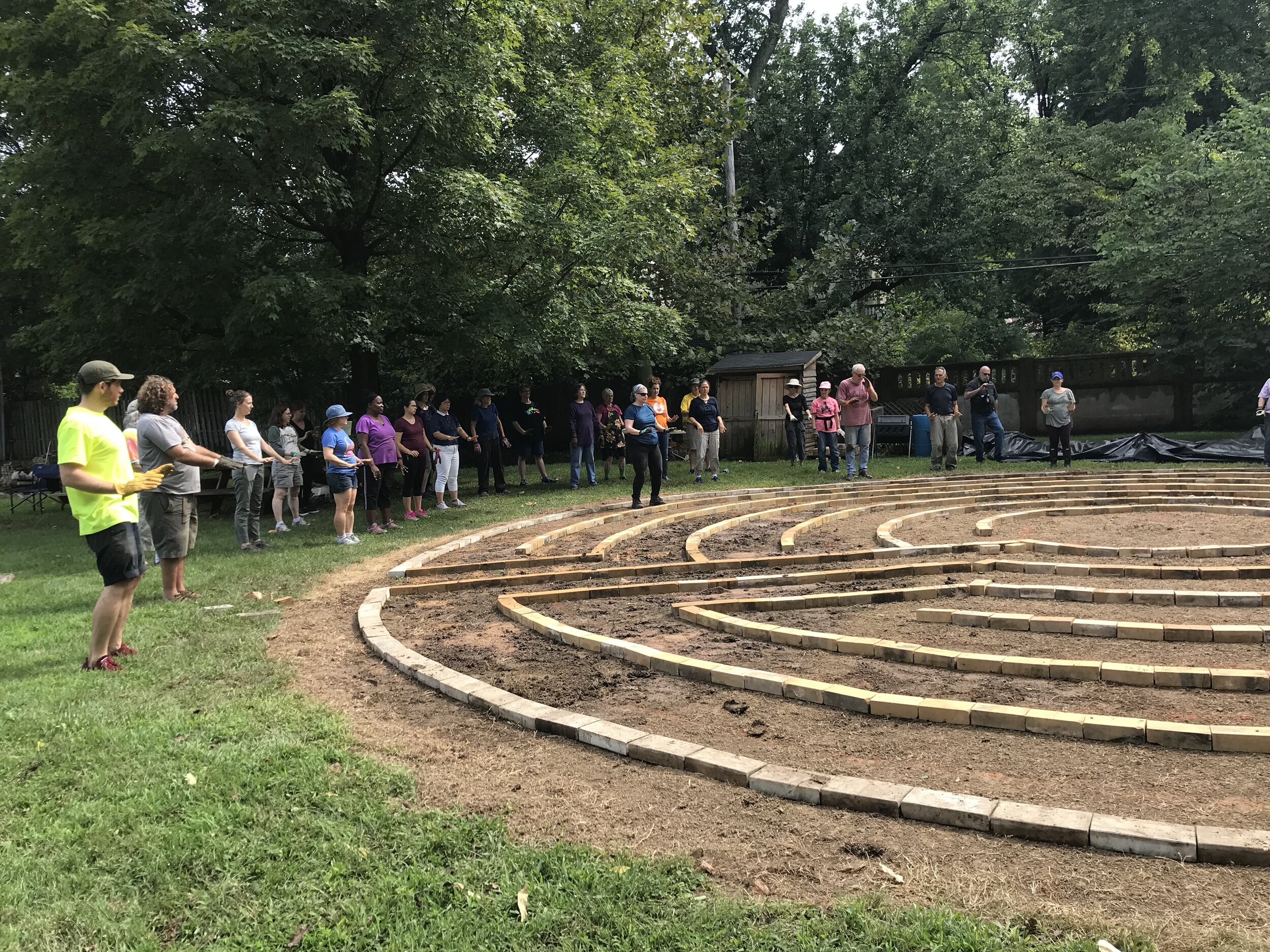 Jericho Meditation Labyrinth, 2019, St. Louis, (in progress)