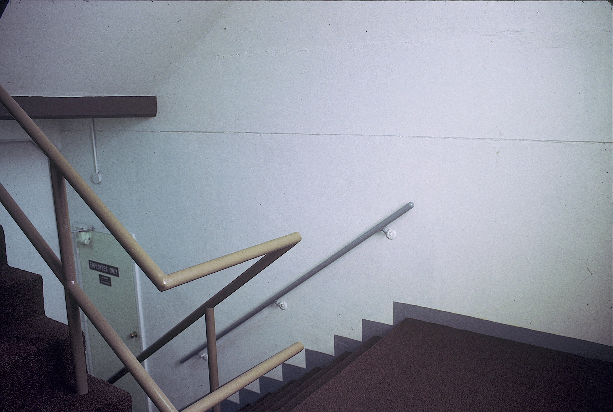 Rawlings Sporting Goods Staircase, before installation