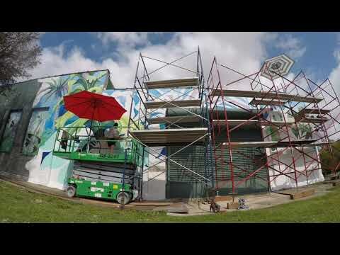 Mural Restoration Timelapse