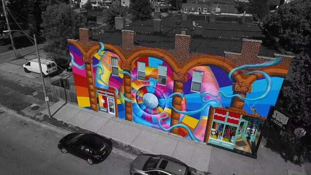 Fishbone Fam | STL Syle House Mural