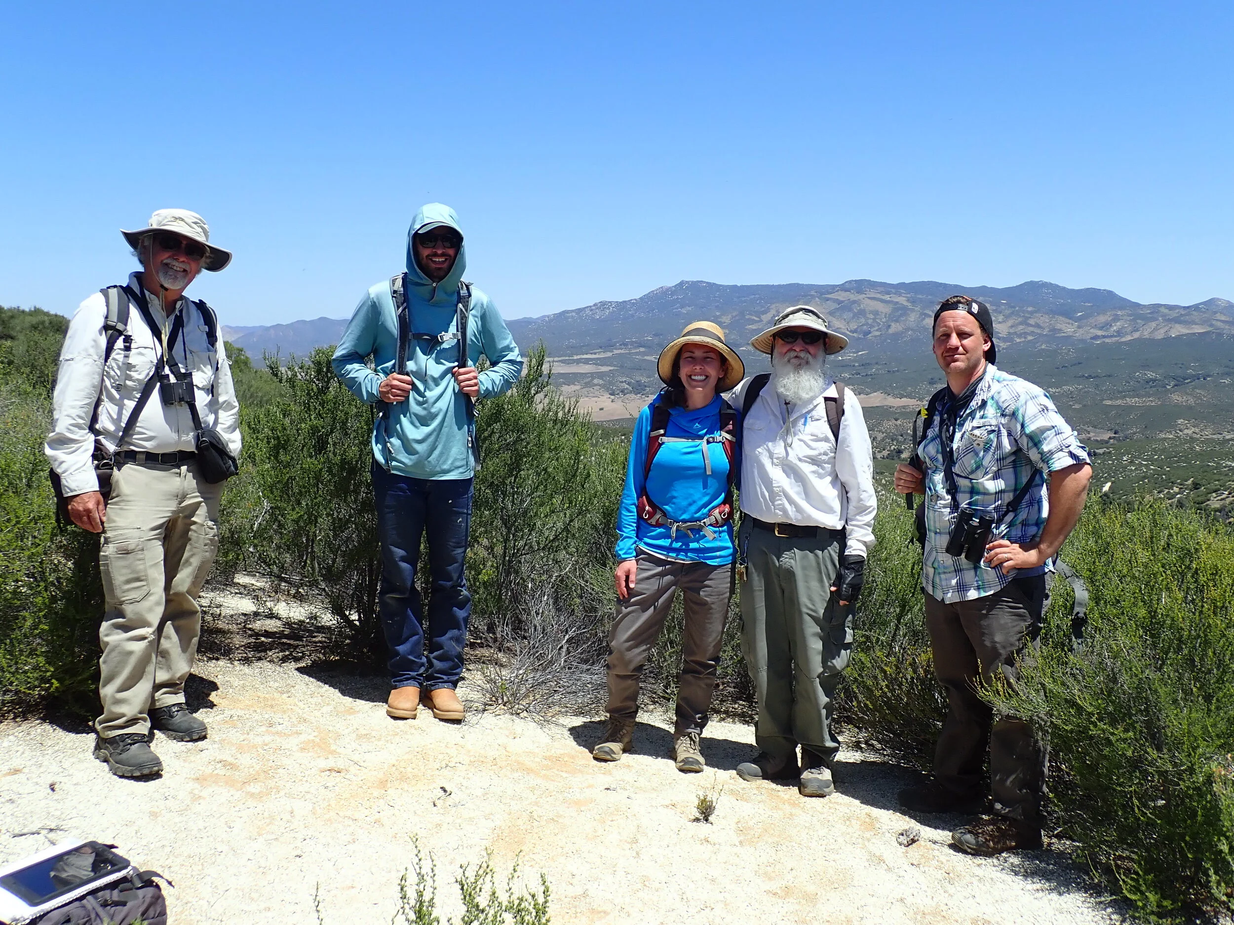 CNPS and VMF members and friends. Photo credit: Justin Daniel