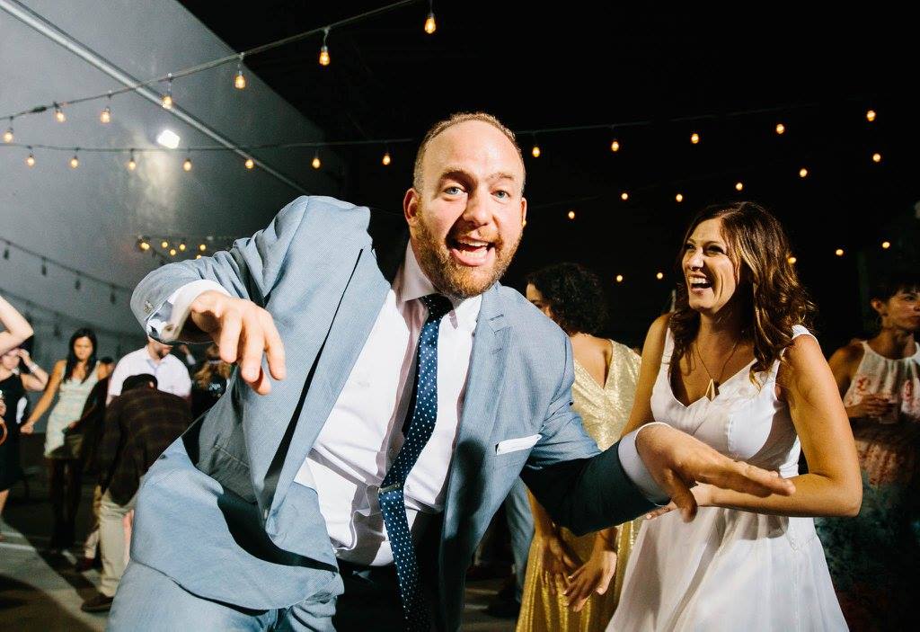 Sam and Taylor dancing at their perfect wedding.