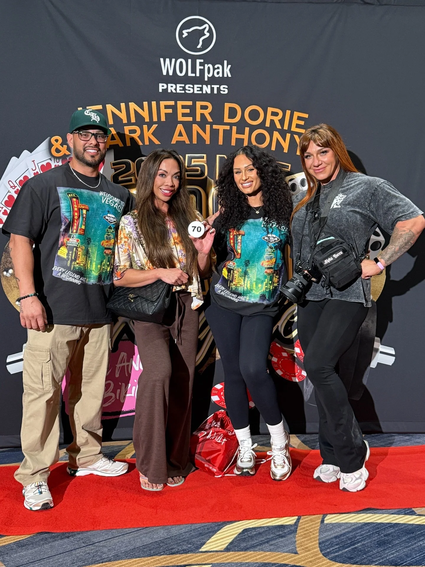 The eve of the High Roller Royale @npchighrollerroyale here in Las Vegas always feels like standing on the edge of a bright, glittering cliff. Thank you @jenniferdorie_ifbbpro and @mromarkanthony for hosting such an amazing show that I&rsquo;ve alway