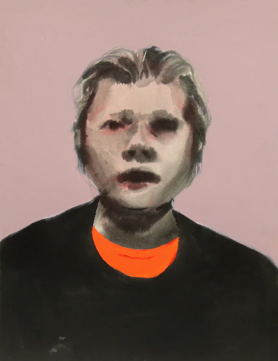  Ink and acrylic on paper, 16 x 20", 2016. 