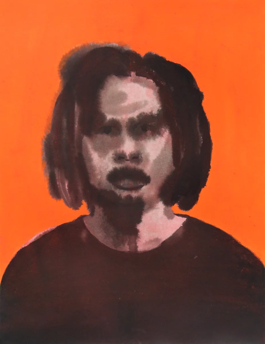  Ink and acrylic on paper, 16 x 20", 2016. 