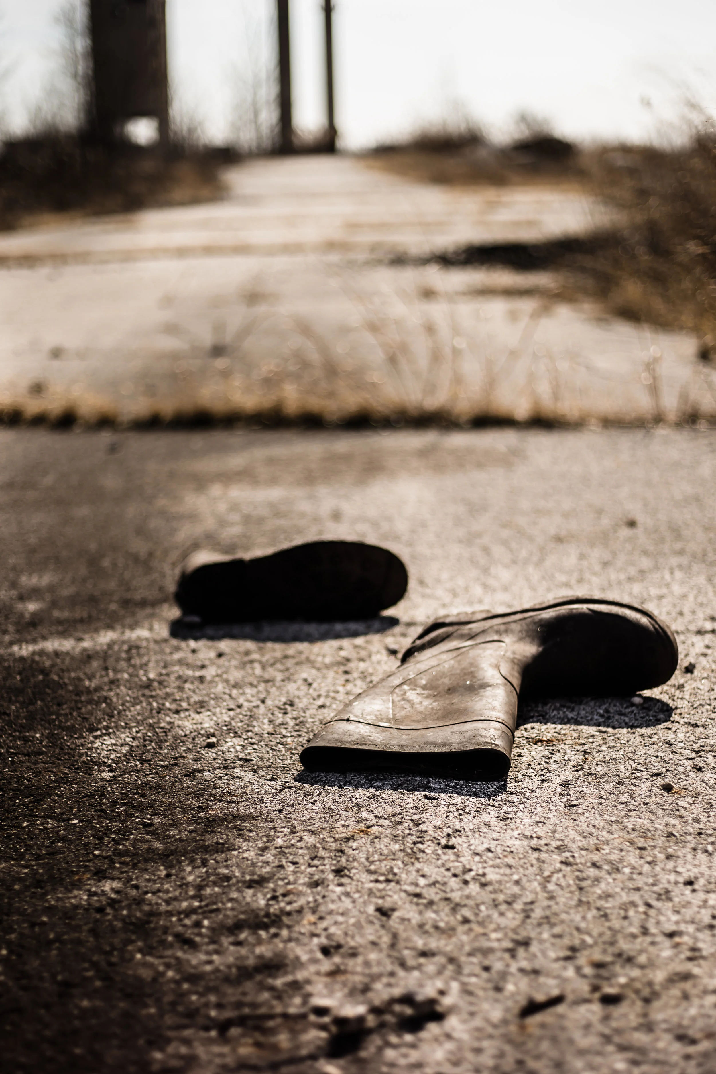 "Heavy Boots": 12x8 print, matted to fit 14x11, $90