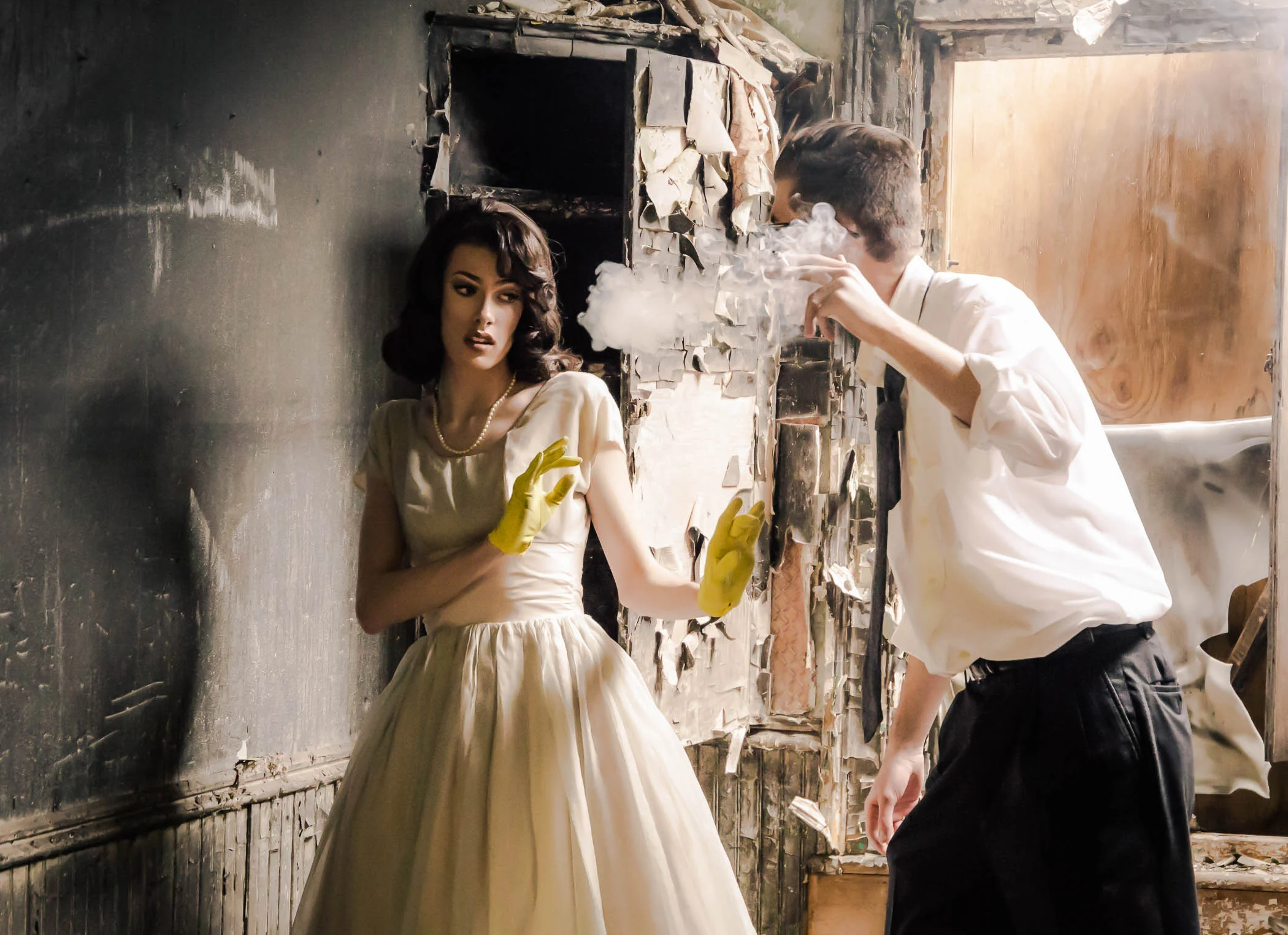 "Smoke Gets in Your Eyes": 8x12 print, matted to fit 11x14, $110