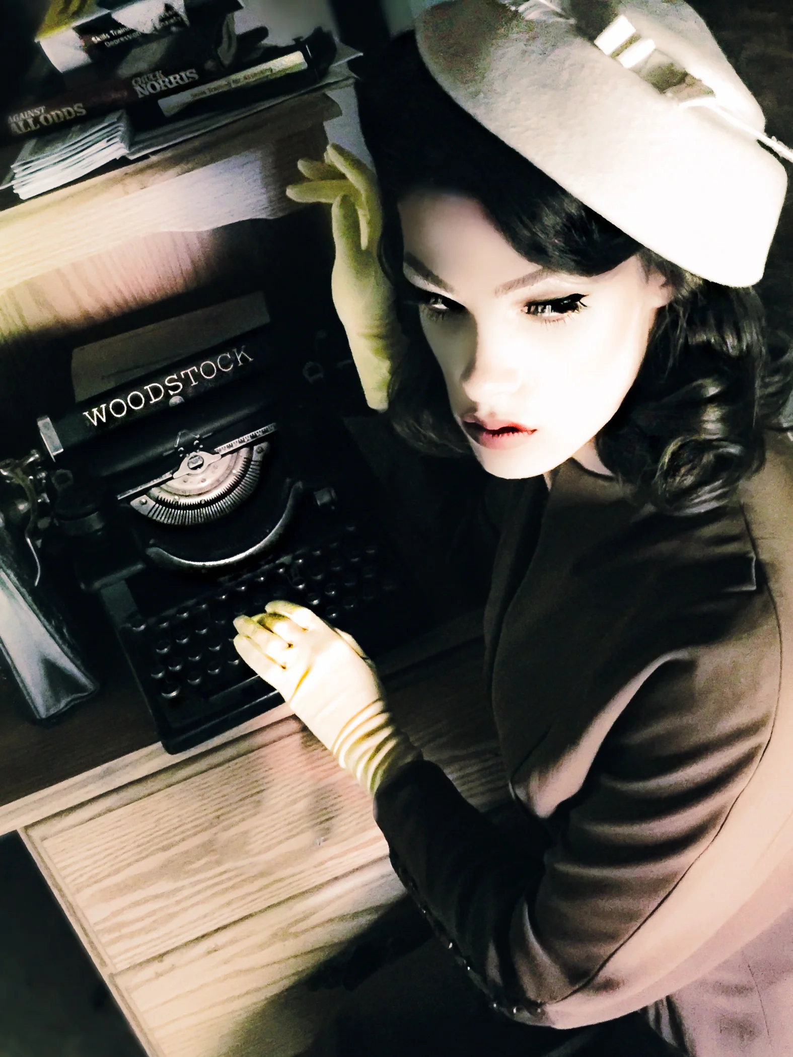 "Working Girl": 12x14 print, matted to fit 14x11, $110; 16x12 print matted to fit 20x16, $190