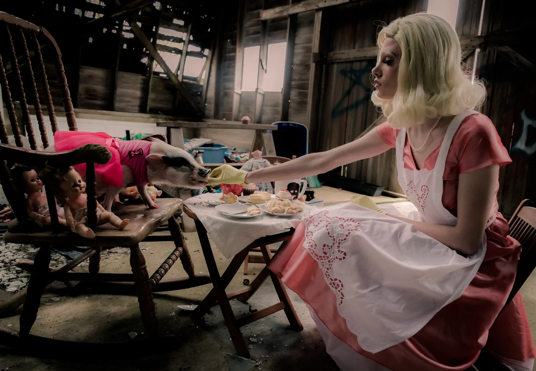 "Tea for Two": 12x18 editioned print, matted to fit 16x20, $275 (1/15)