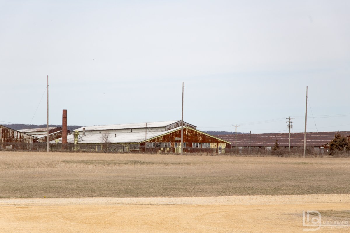 There are SO MANY of the long, rusted out buildings. They are unheated and not air-conditioned.