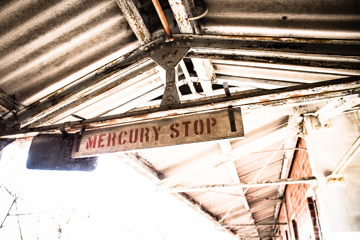 That would be a Mercury Stop. Yes. Mercury. On the train platform.