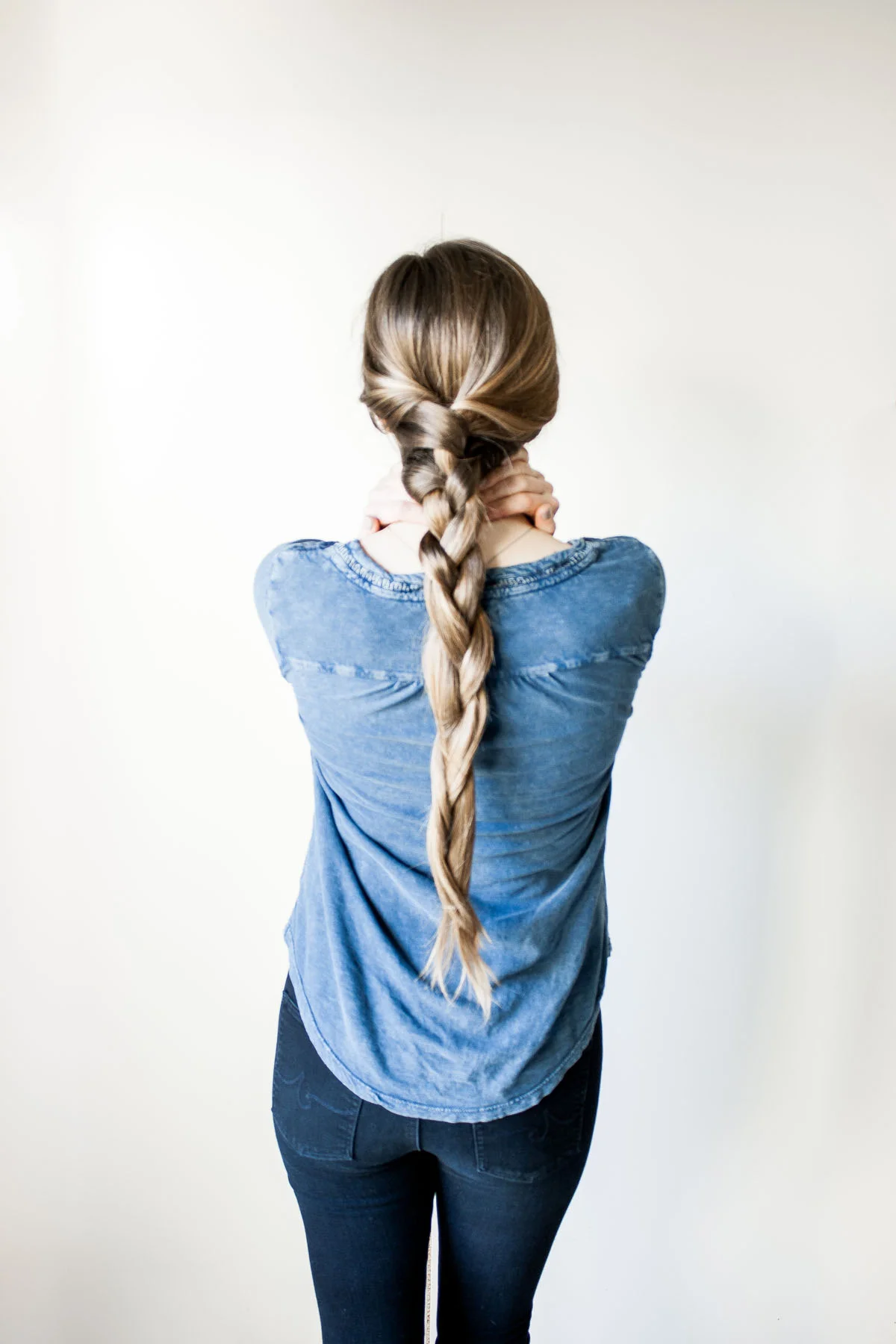 Natural Non-toxic Safe Hair Care for Long Bronde Blonde Brunette Locks