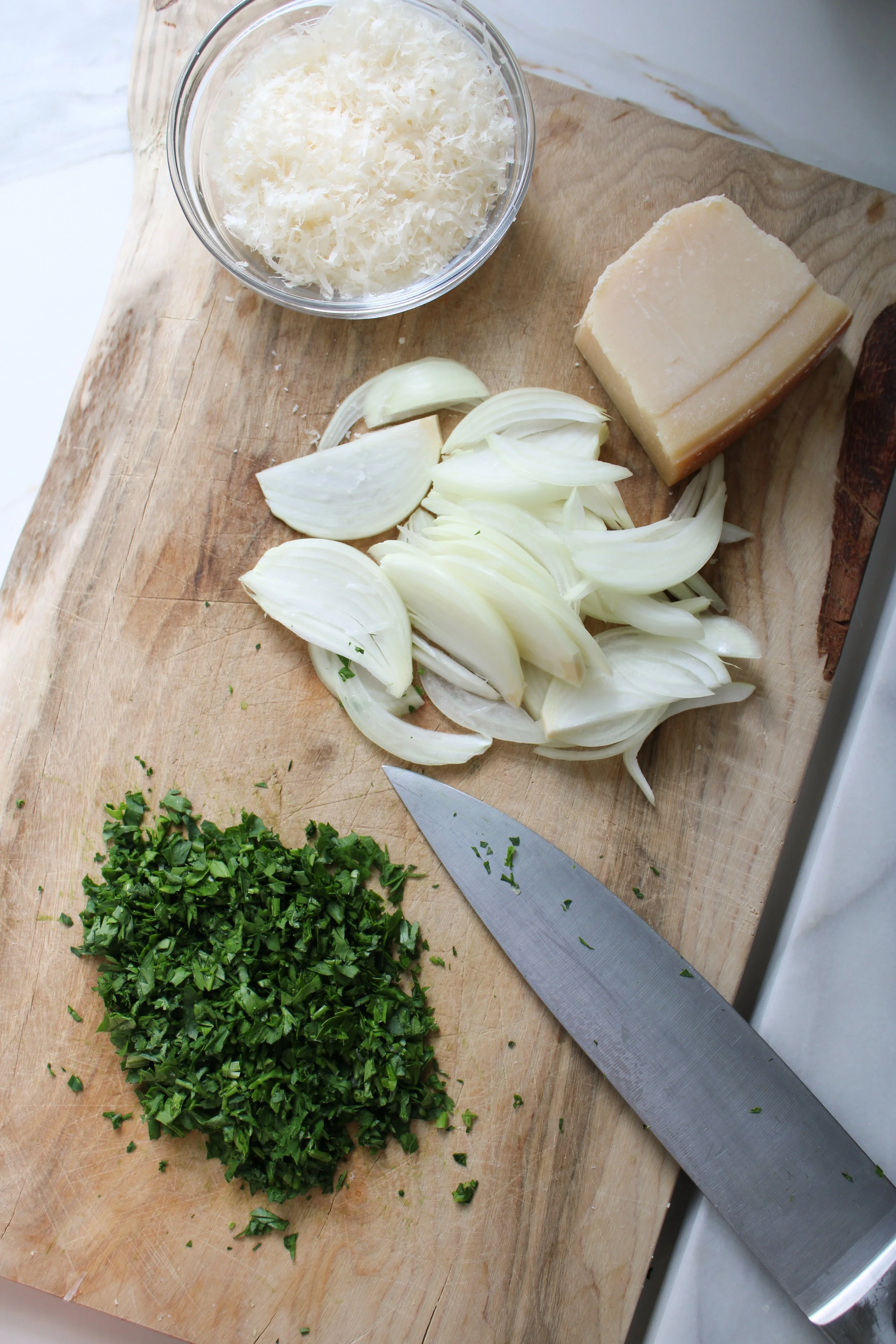 Spring Organic Green Bean Frittata with Mushroom and Parmesan