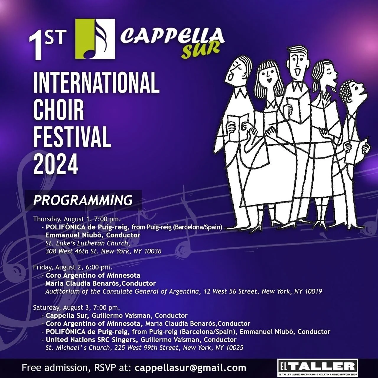 Cappella Sur 1st  International Choir Festival 2024