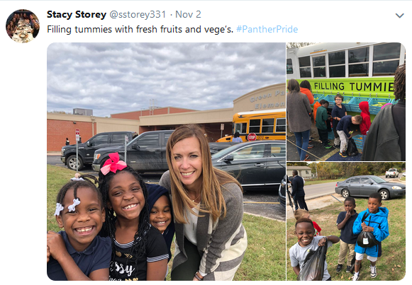 Principal Storey on Twitter with kids.PNG