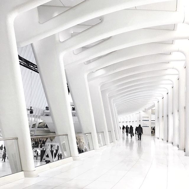 One day, you'll be able to catch a train to Westworld here! 🚅🐴 #calatrava #delos #WTCOculus #nyc #westfieldwtc