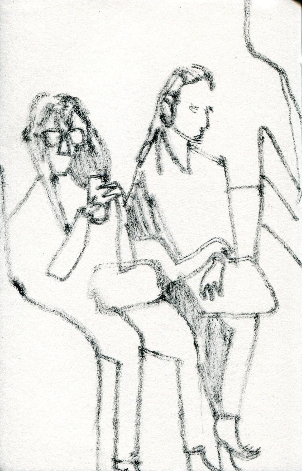 Underground drawings (two figures)
