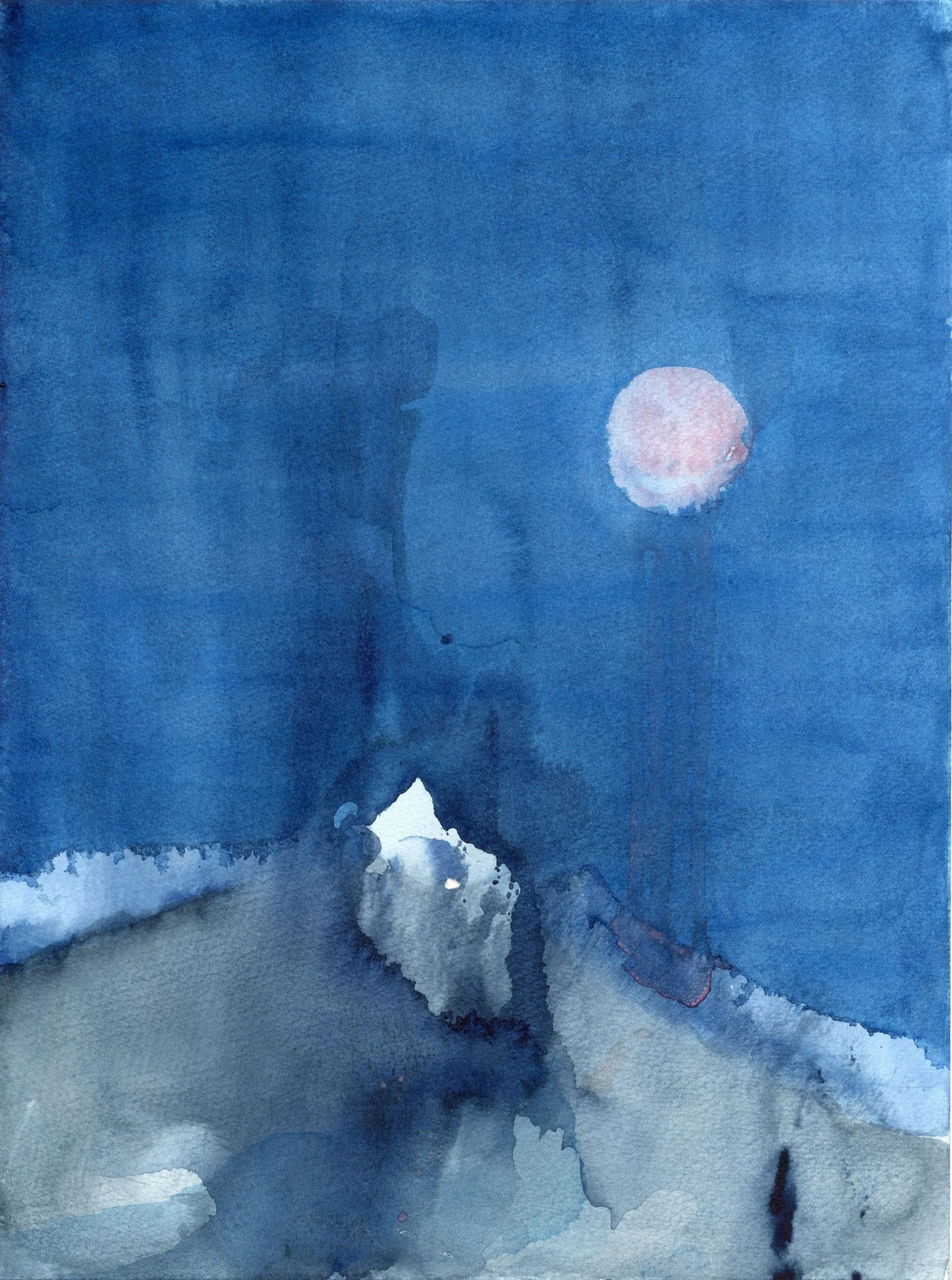 Untitled (pink moon)