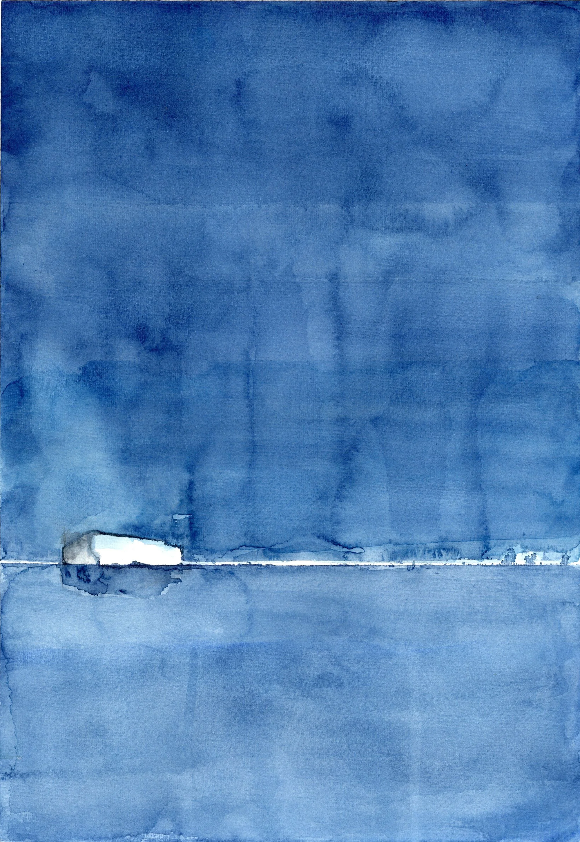 Untitled (white and blue)