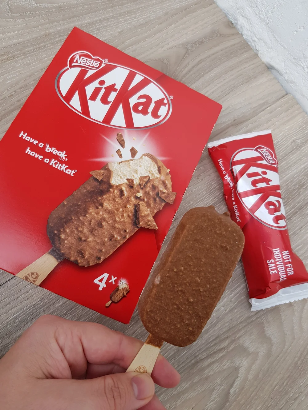 Kitkat Ice Cream Stick Review King Of Cheat Meals Food Blog Auckland New Zealand