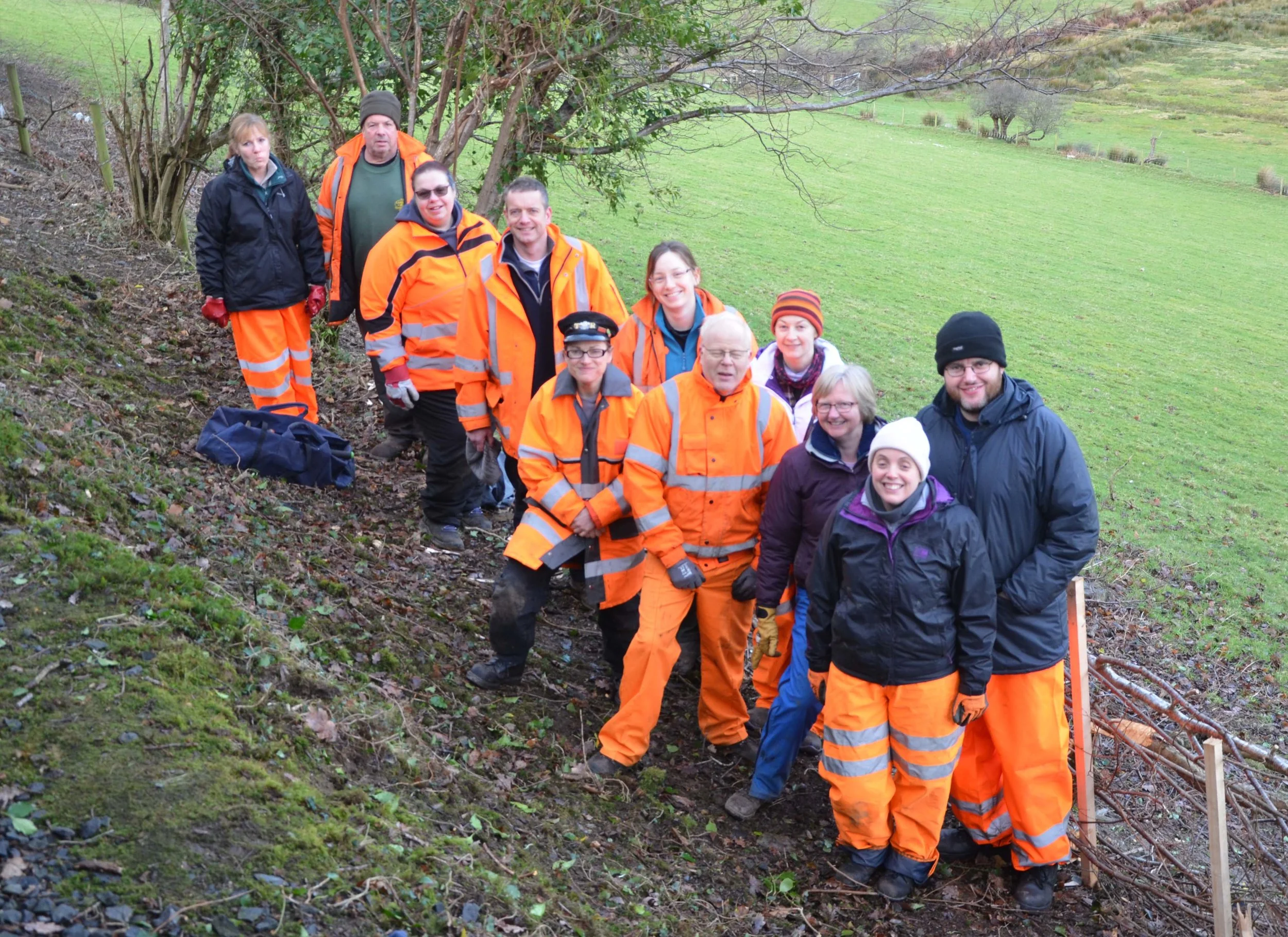 Big Turn Out for Winter Hedge Laying 