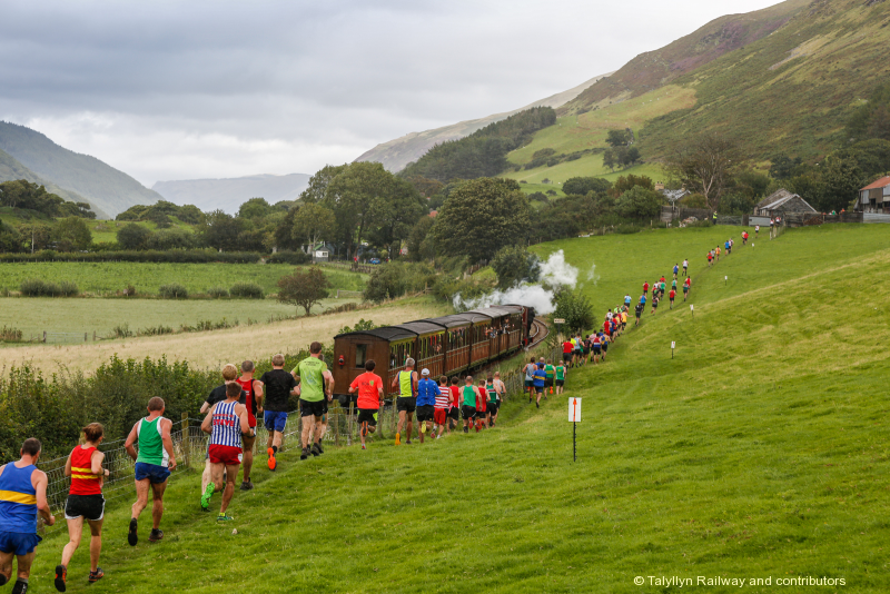 Flooding Fails to Halt Race The Train