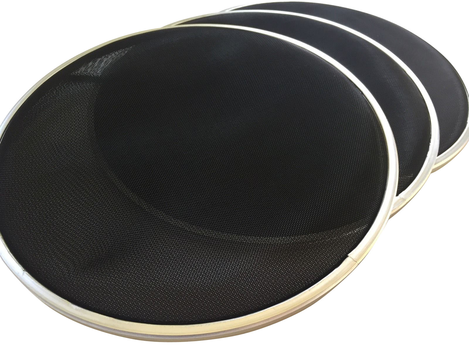 Prism Mesh Drum Head Reflective Response Black Real Feel 2Ply Alesis Command Strike and Nitro