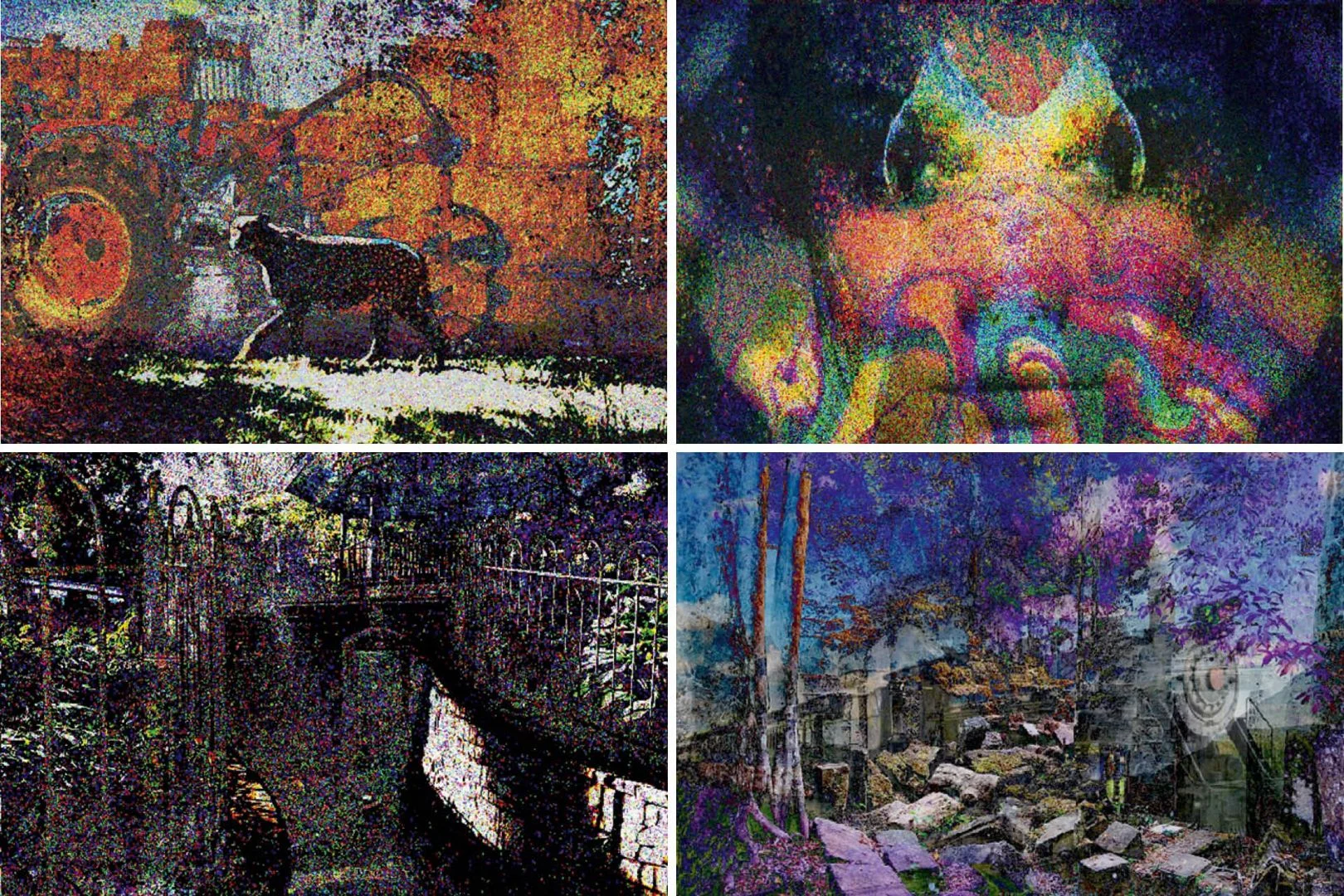 DABUS's output gets progressively more surreal as cognitive flow is reduced. Credit:Imagination Engines