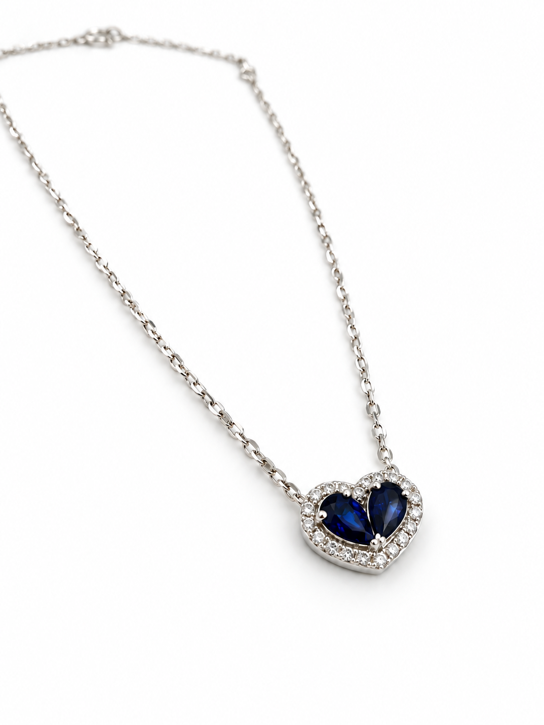 Blue sapphire and diamond heart shape necklace OCJ 2.png