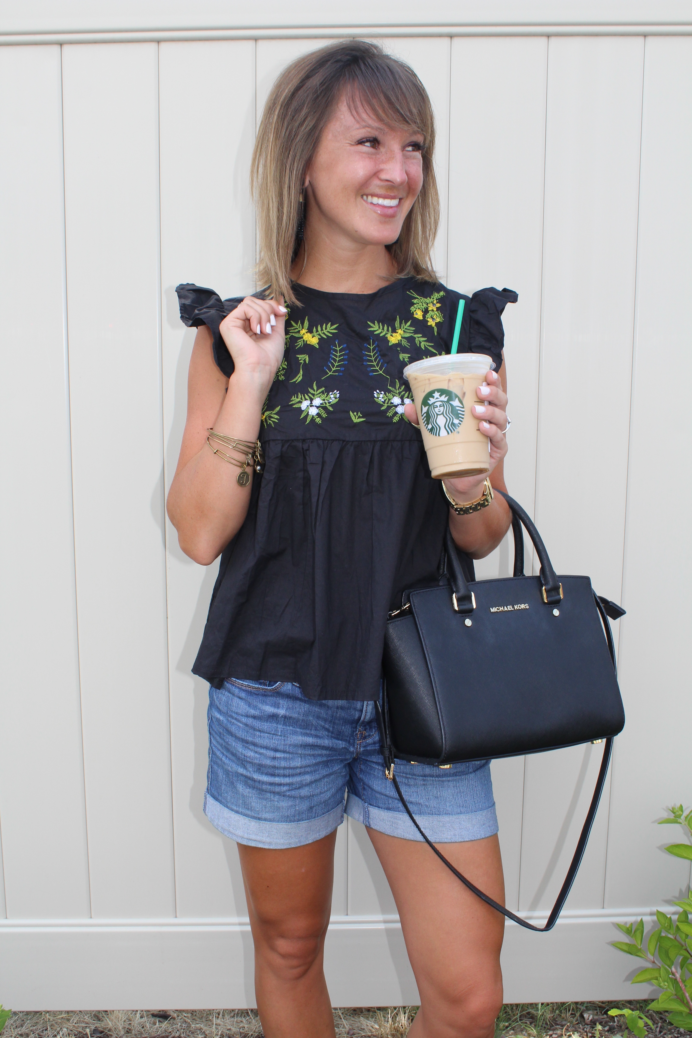 loft embroidered top