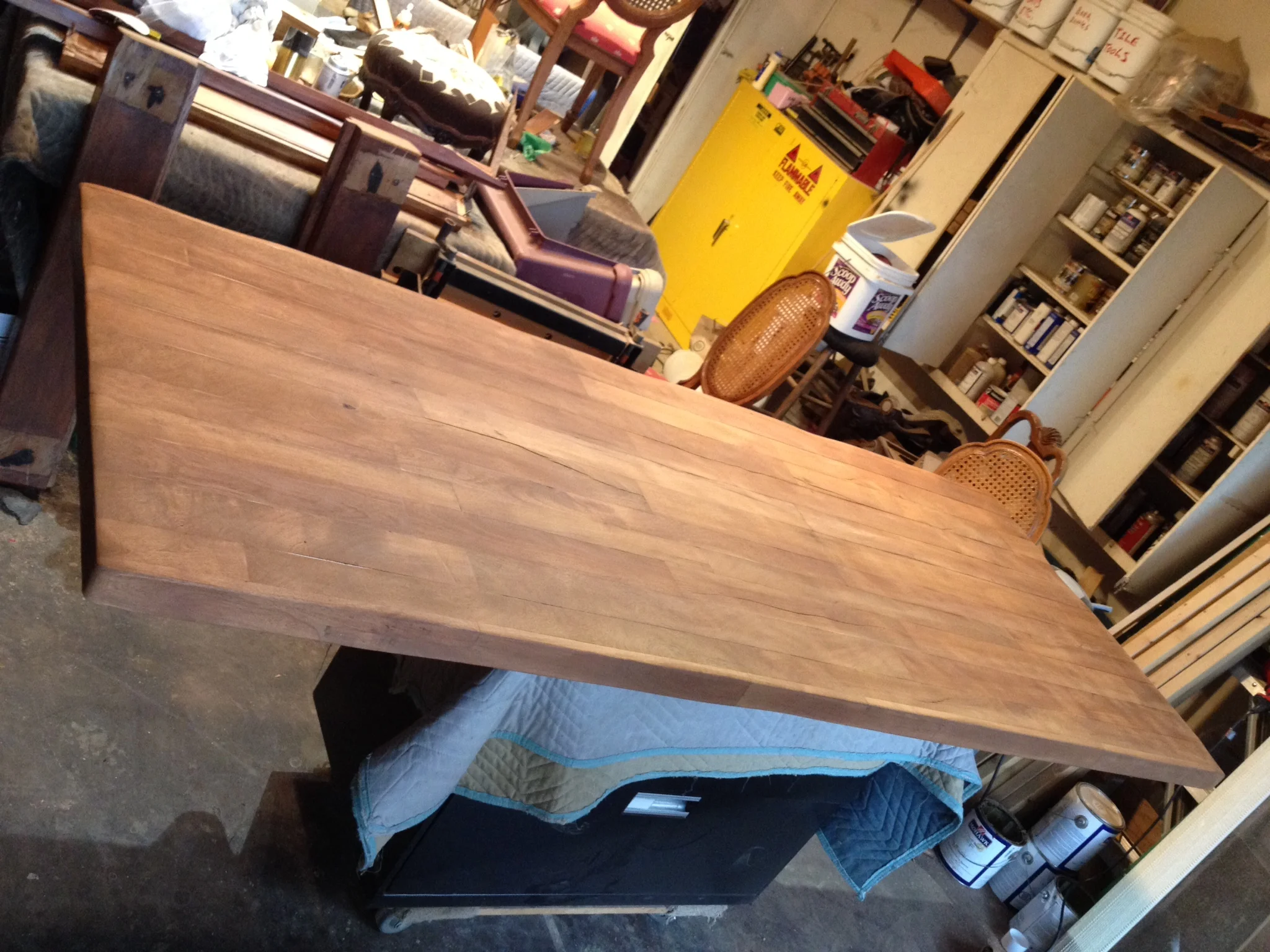 Dining table too big for new space. — Samuelsen Refinishing