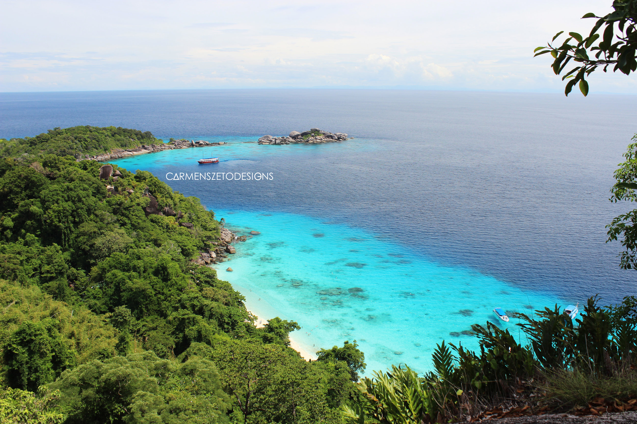Pristene waters of the Similan Islands