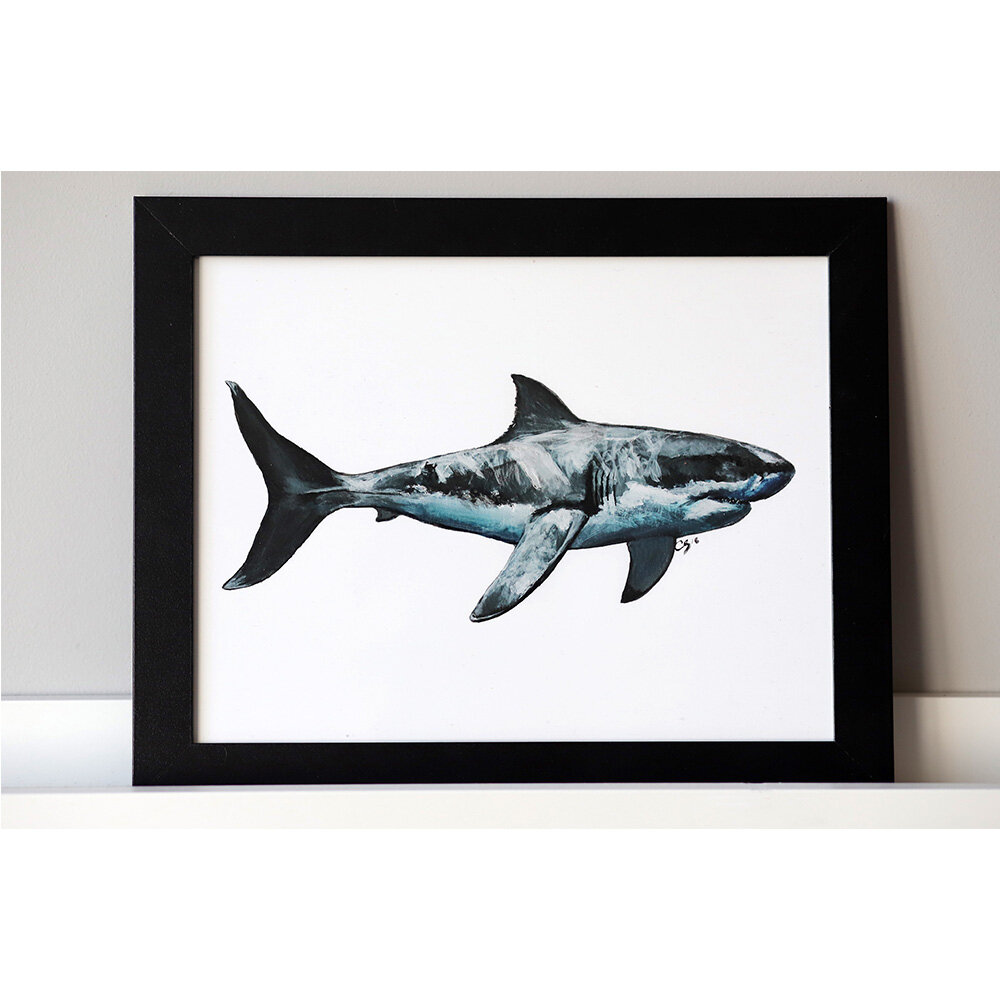 Great White Shark Print