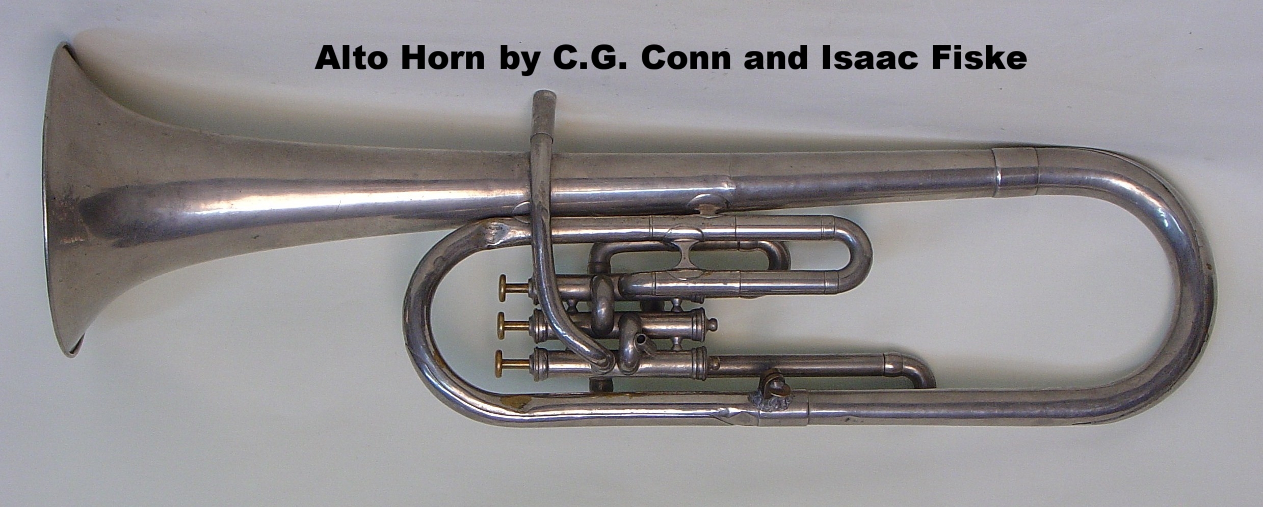 Alto Horn by C.G. Conn and Isaac Fiske