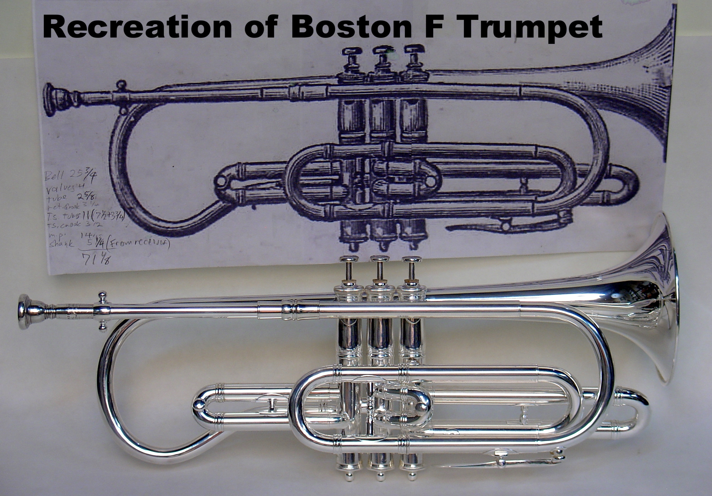 Recreation of Boston F Trumpet
