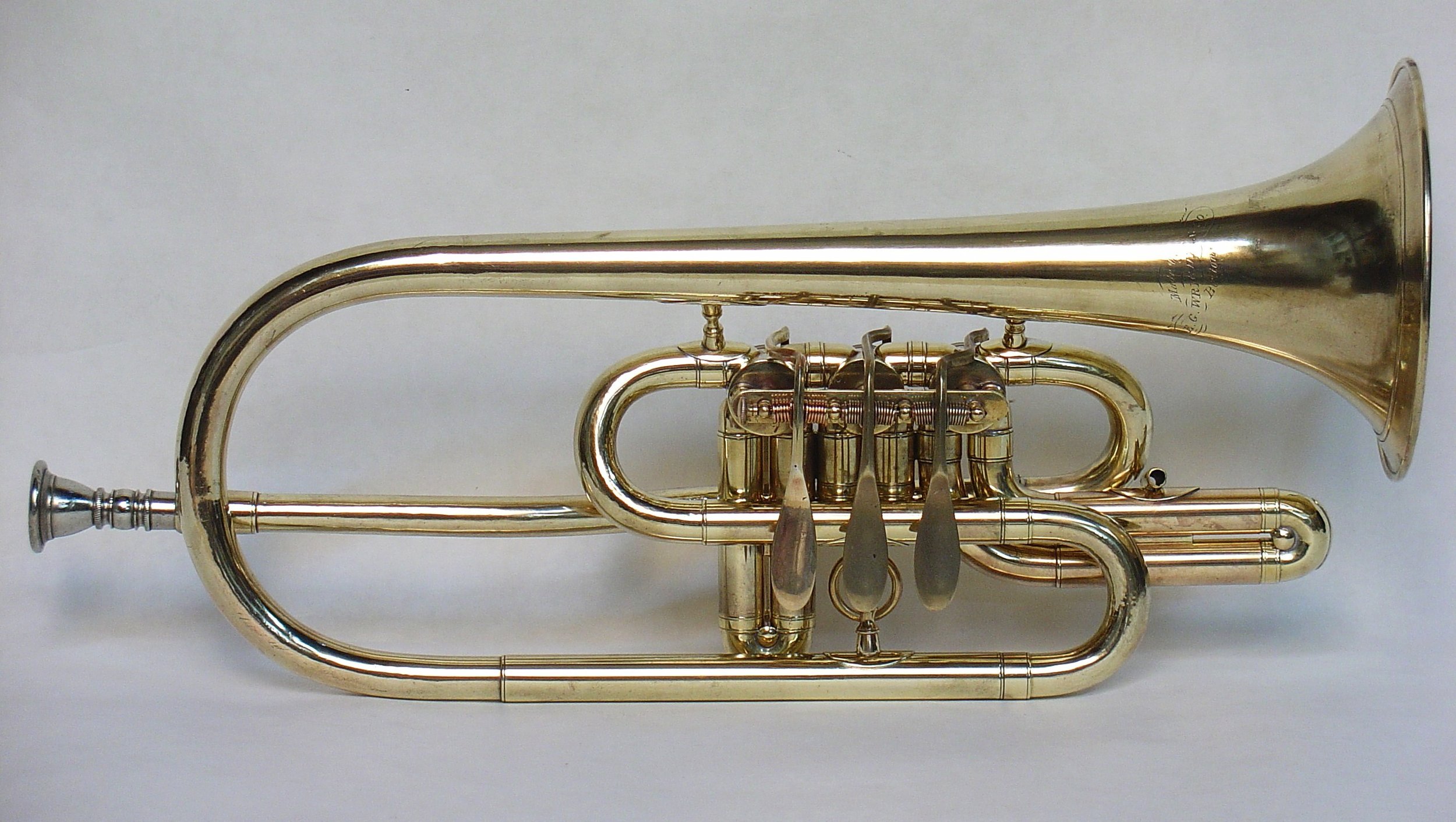 Early Bb Cornet with Side Action