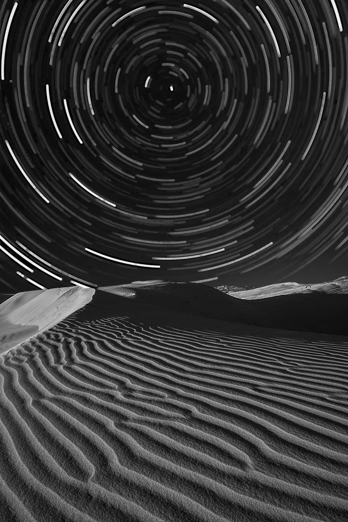 Sand Dune-Star Trails B&W-2-rob-witt.jpg