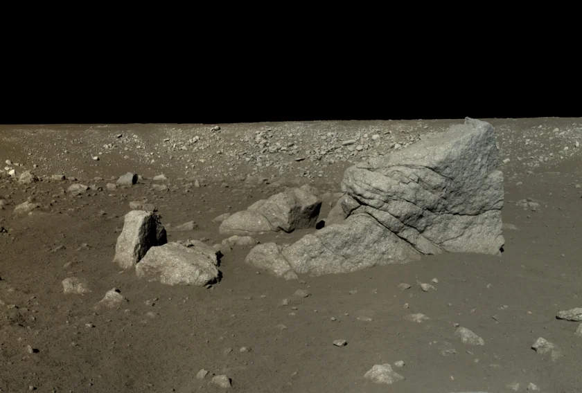 Photo from Chinese Yutu moon lander- Academy of Sciences / China National Space Administration / Emily Lakdawalla