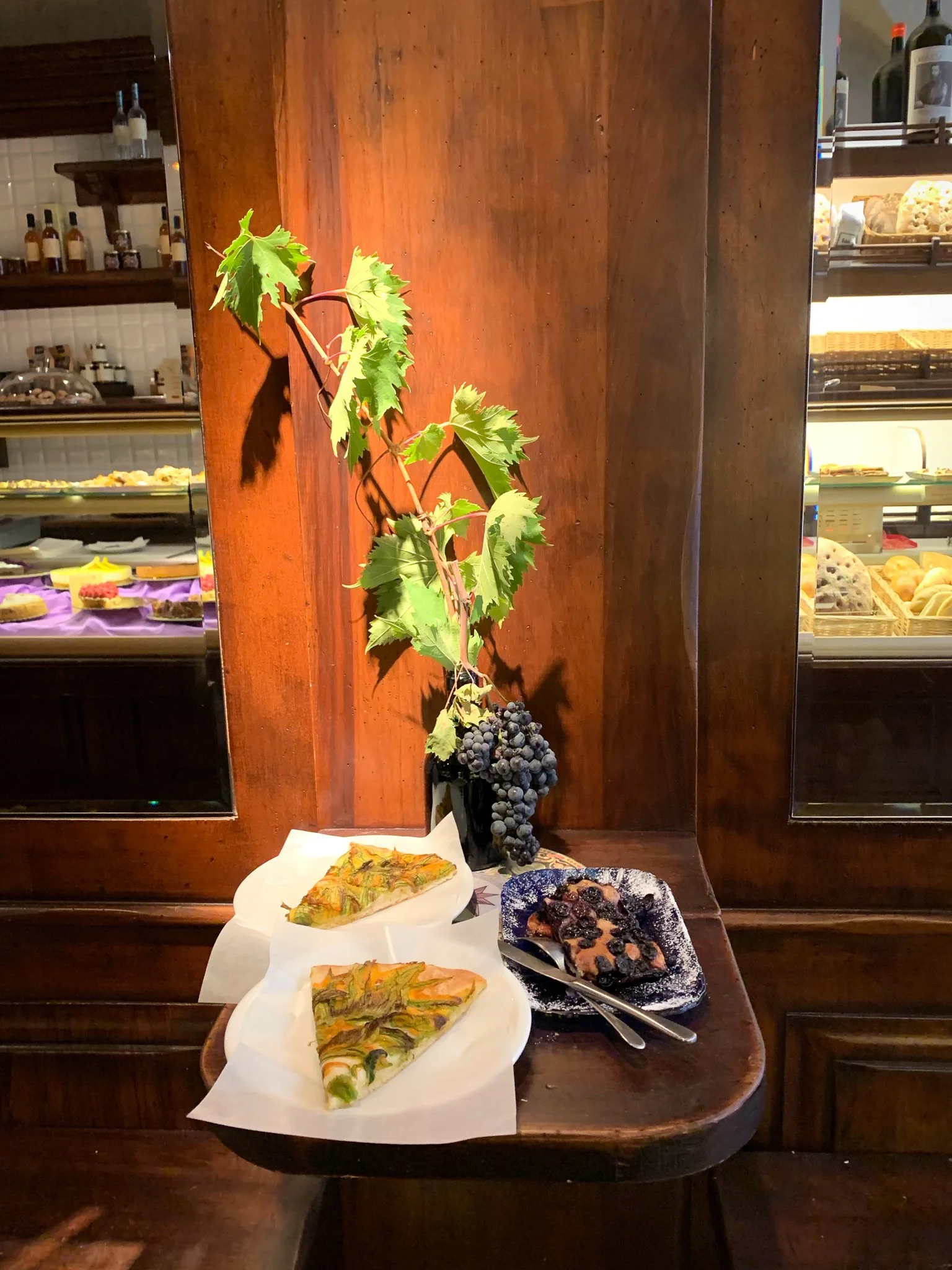 Florentine Fare: Squash Blossom Pizza + Grape Focaccia