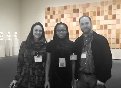 Stephanie with Ari Riggins + Matt Plumb “Thank you for your patience, art knowledge, and mentorship through the National Gallery of Art Museum Makers Program and AP Studio Art Portfolio prep. You are a talented artist and gifted mentor for our daughter and we appreciate all you have done through the years.” - Lem and Carolyn Riggins, Parents of High School BCS Student