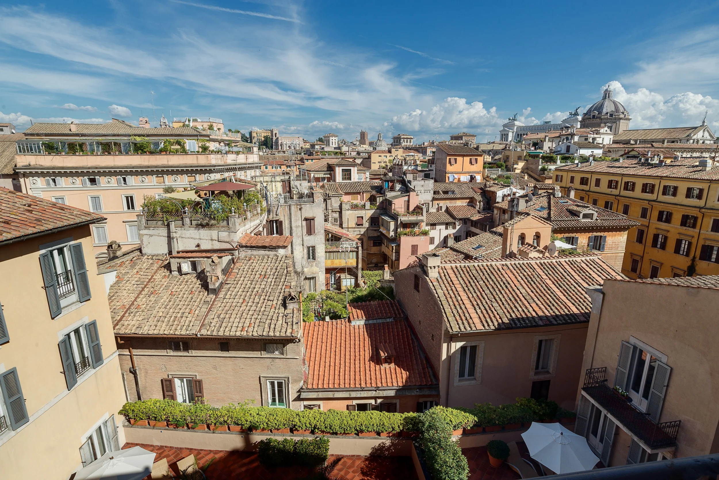View from Hotel Minerva terrace