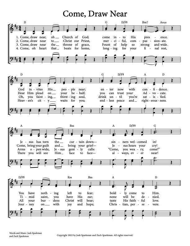 Come Draw Near Josh Sparkman